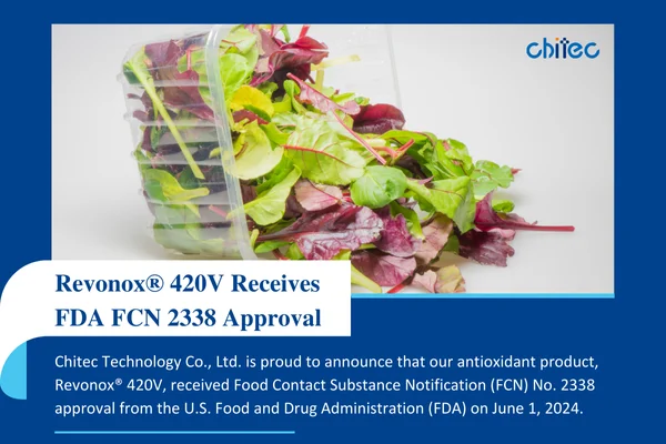 Revonox® 420V Receives FDA FCN 2338 Approval